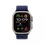 Apple Watch Ultra 2 (2024) - 49mm - GPS + Cellular - Natural Titanium Case - Blue Trail Loop | S/M