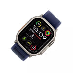 Apple Watch Ultra 2 (2024) - 49mm - GPS + Cellular - Natural Titanium Case - Blue Trail Loop | S/M