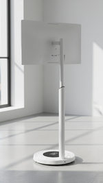 LZEL 32" FHD IPS Android 12/13 Touch Monitor | High-Capacity 15000mAh Battery, Octa-Core, 8+128GB, 4G LTE | Off-White & Dark Gray