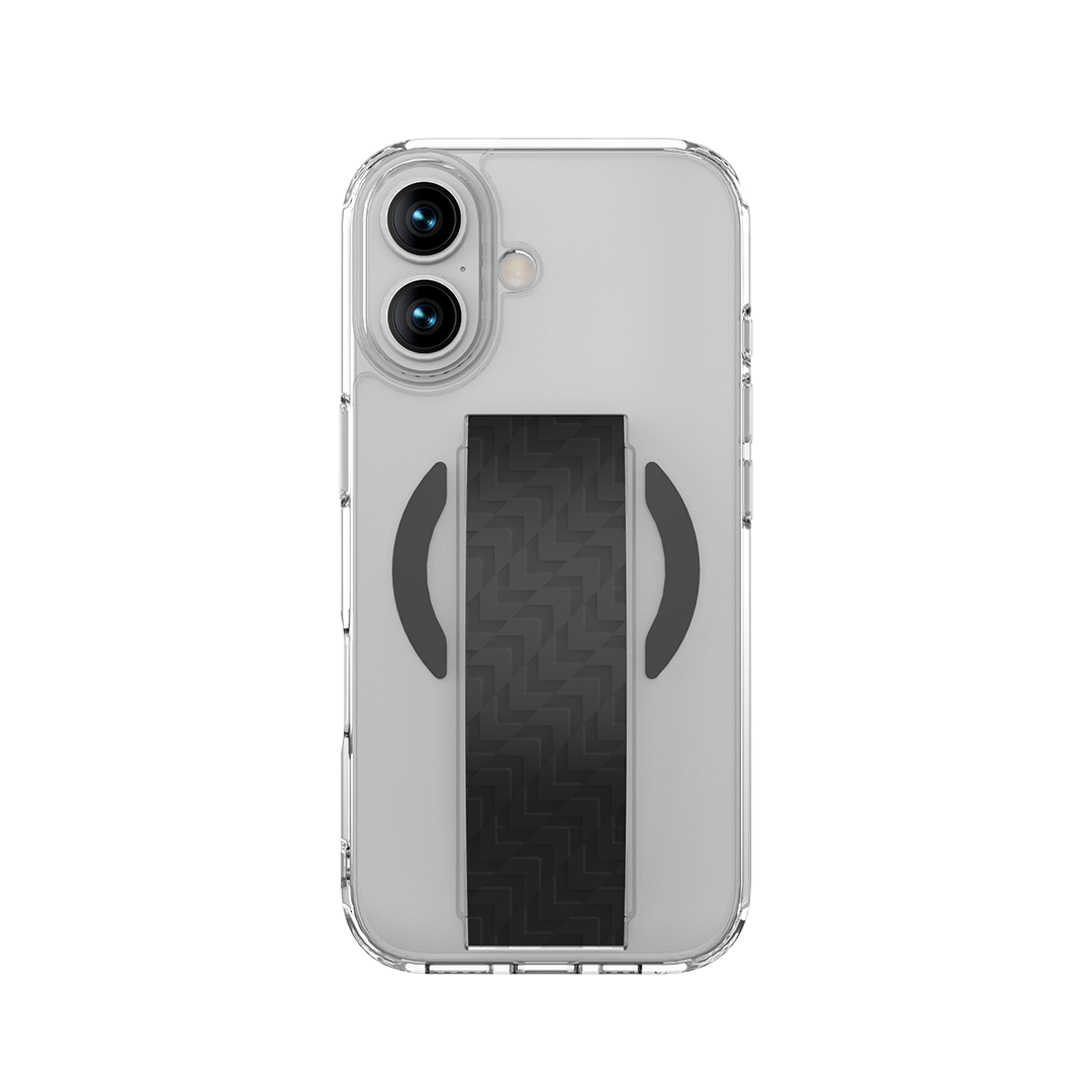 كڤر حماية LZEL MagNexa Grip MagSafe لهاتف iPhone 17 | أسود