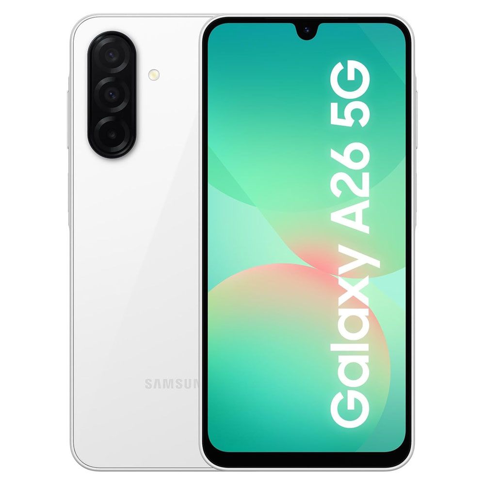 سامسونج جالاكسي A26 بسعة 256 جيجا 8 جيجا رام | أبيض