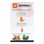 Sayona Slow Masticating Juicer – 250W, 220–240V