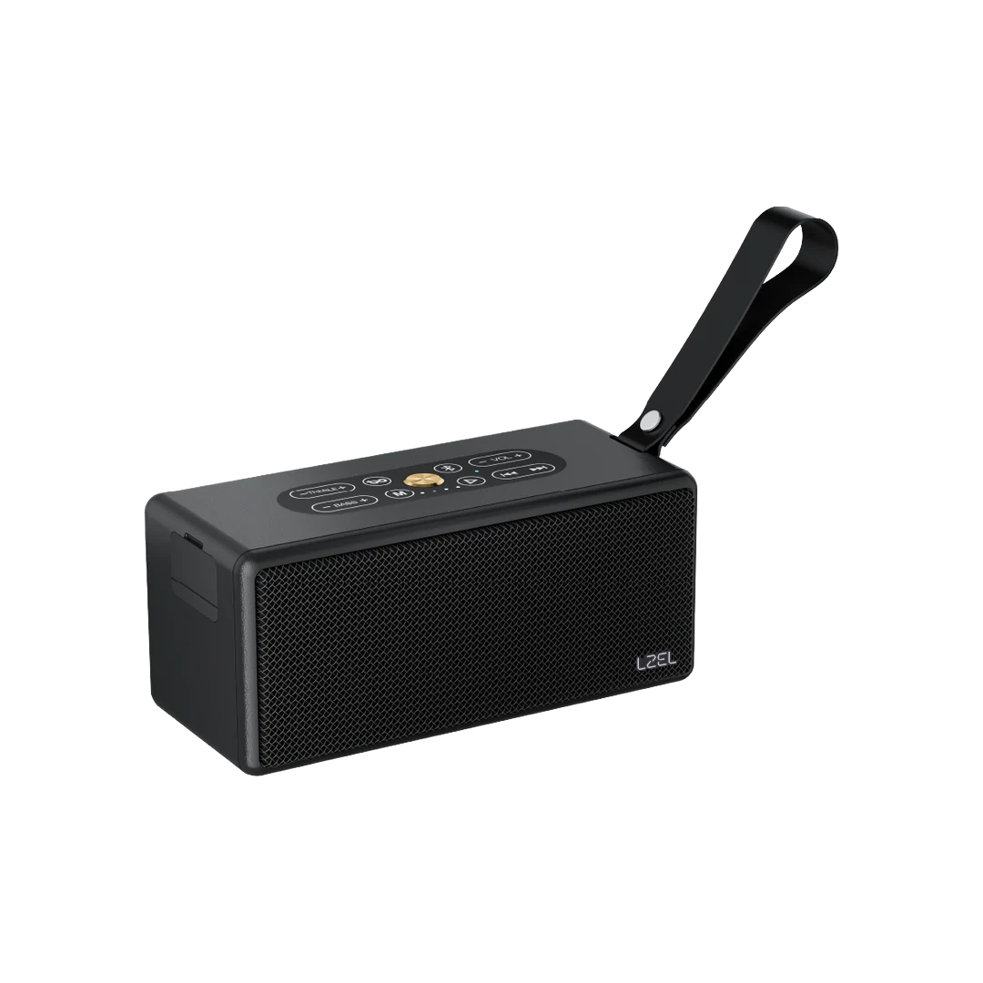 سماعة لاسلكية فاخرة Aquilasonus Xl بصوت عميق – بلوتوث 5.4 – دعم ميكروفون اختياري – بطارية 6000 مللي أمبير | أسود