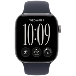 Apple Watch Series 12 – GPS – 42mm – Space Grey with Navy Blue Sport Band - M/L