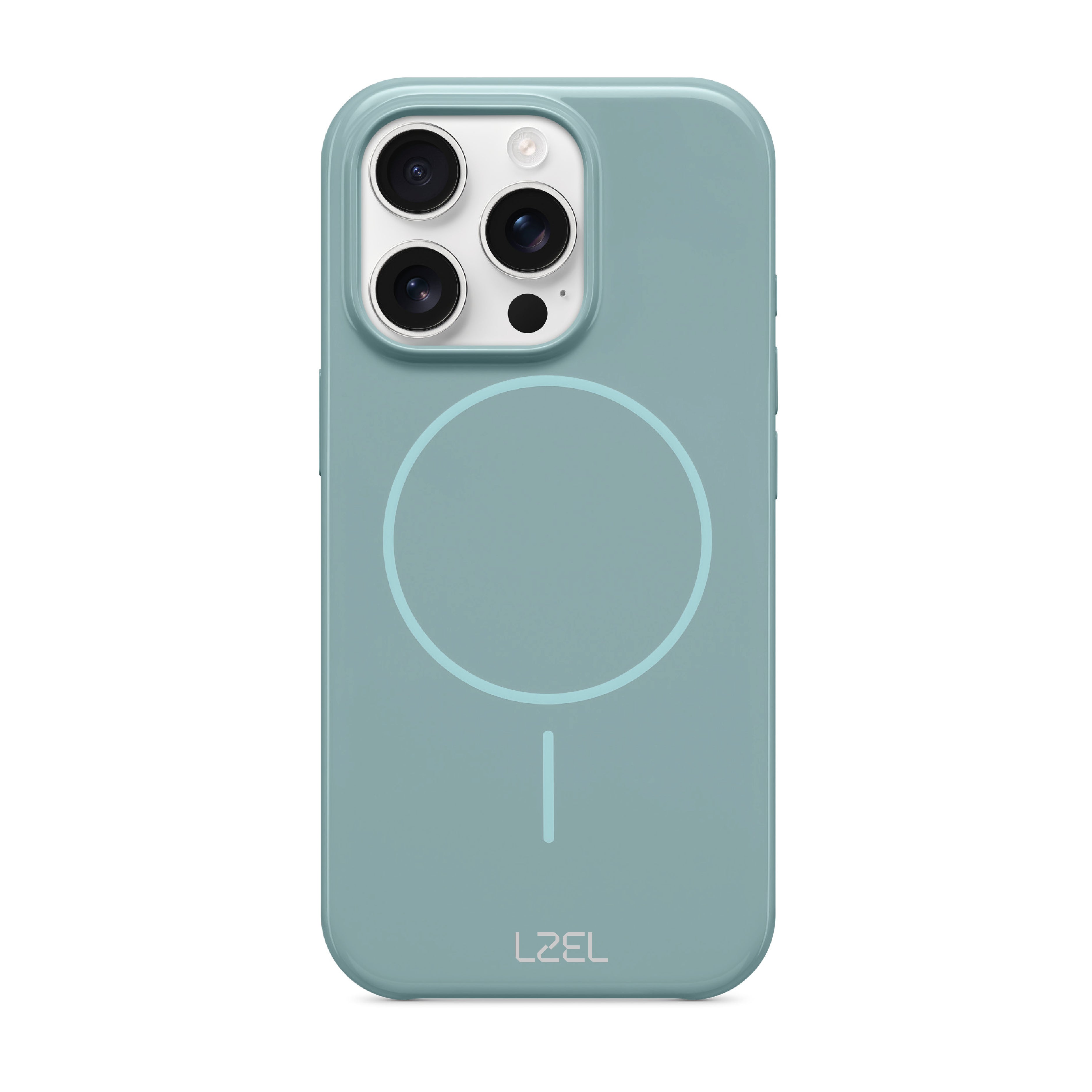 LZEL PrimeMag iPhone 16 Pro Max Liquid Silicone Case With Magsafe Riptide |Blue