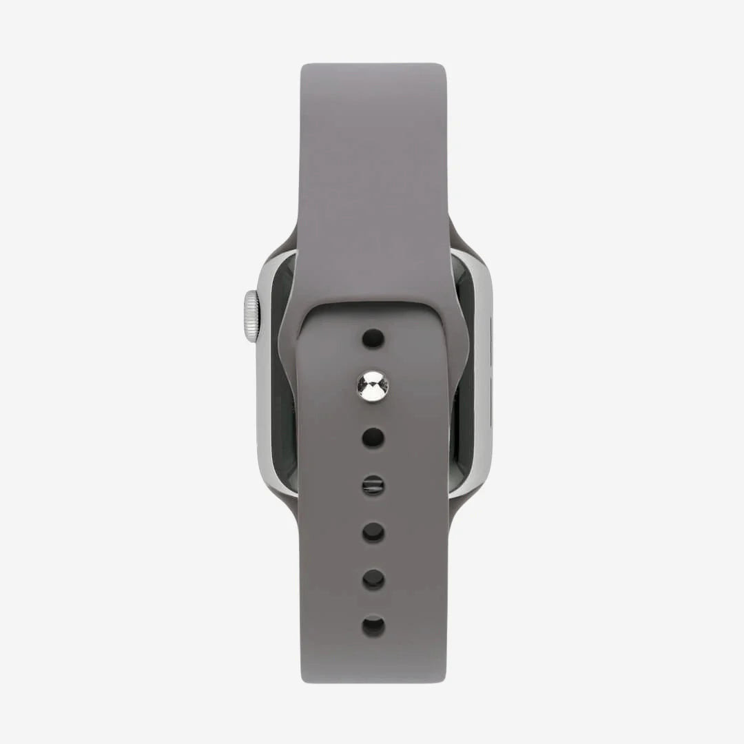 Lzel 42/44/45/46/49MM AvalonFlex Silicone Watch Band Clay (Dark Gray)