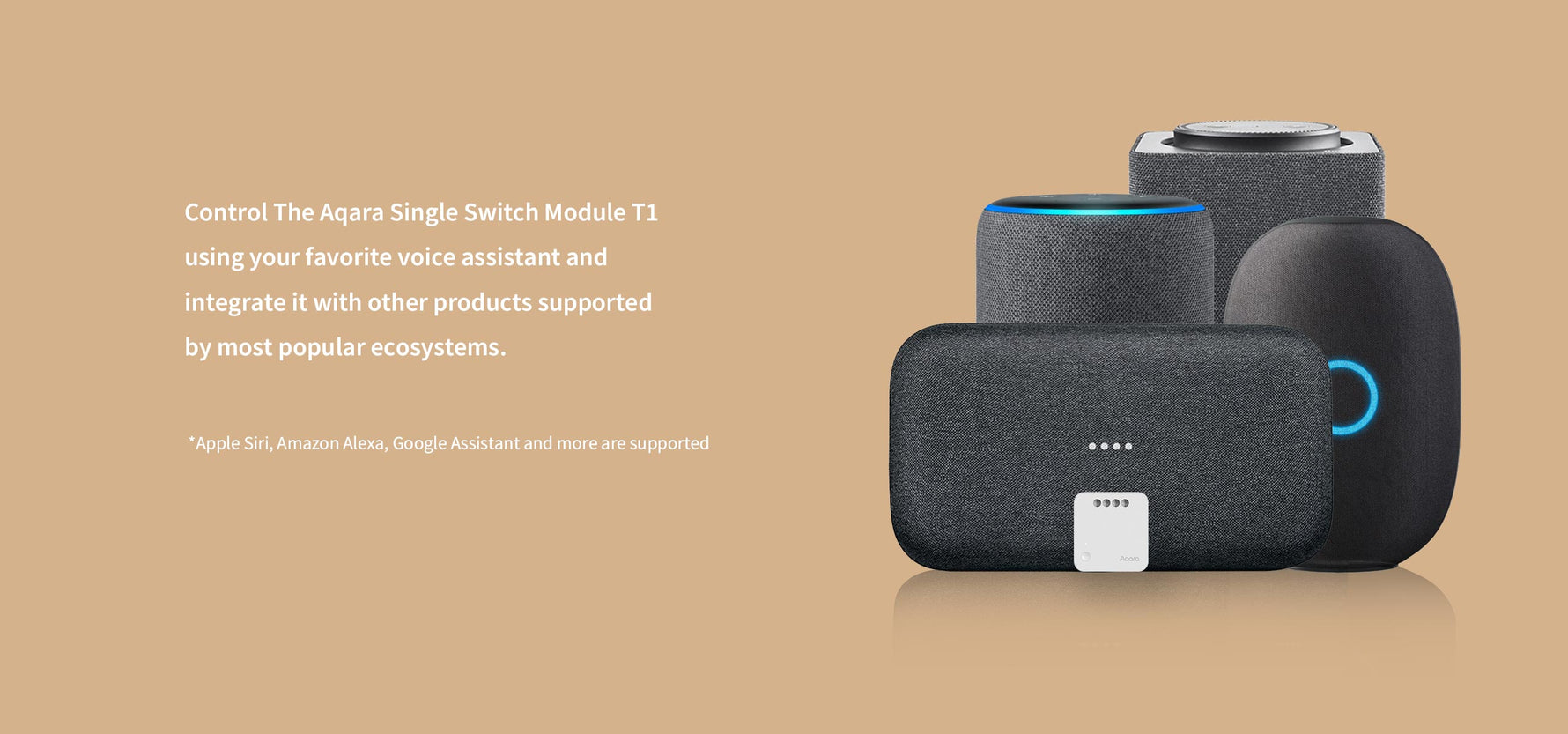 وحدة التبديل المفردة T1 من Aqara