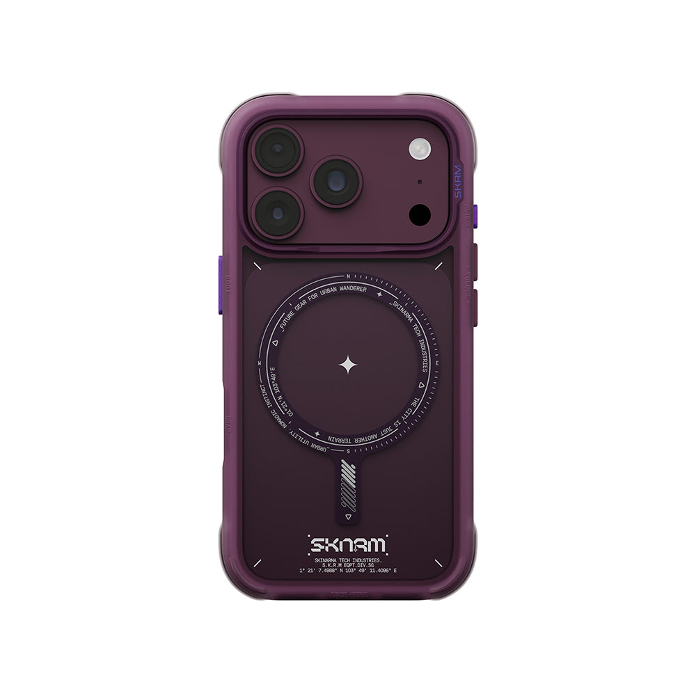 كڤر حماية Skinarma Avion بتقنية MagSafe لآيفون 18 Pro | عنابي
