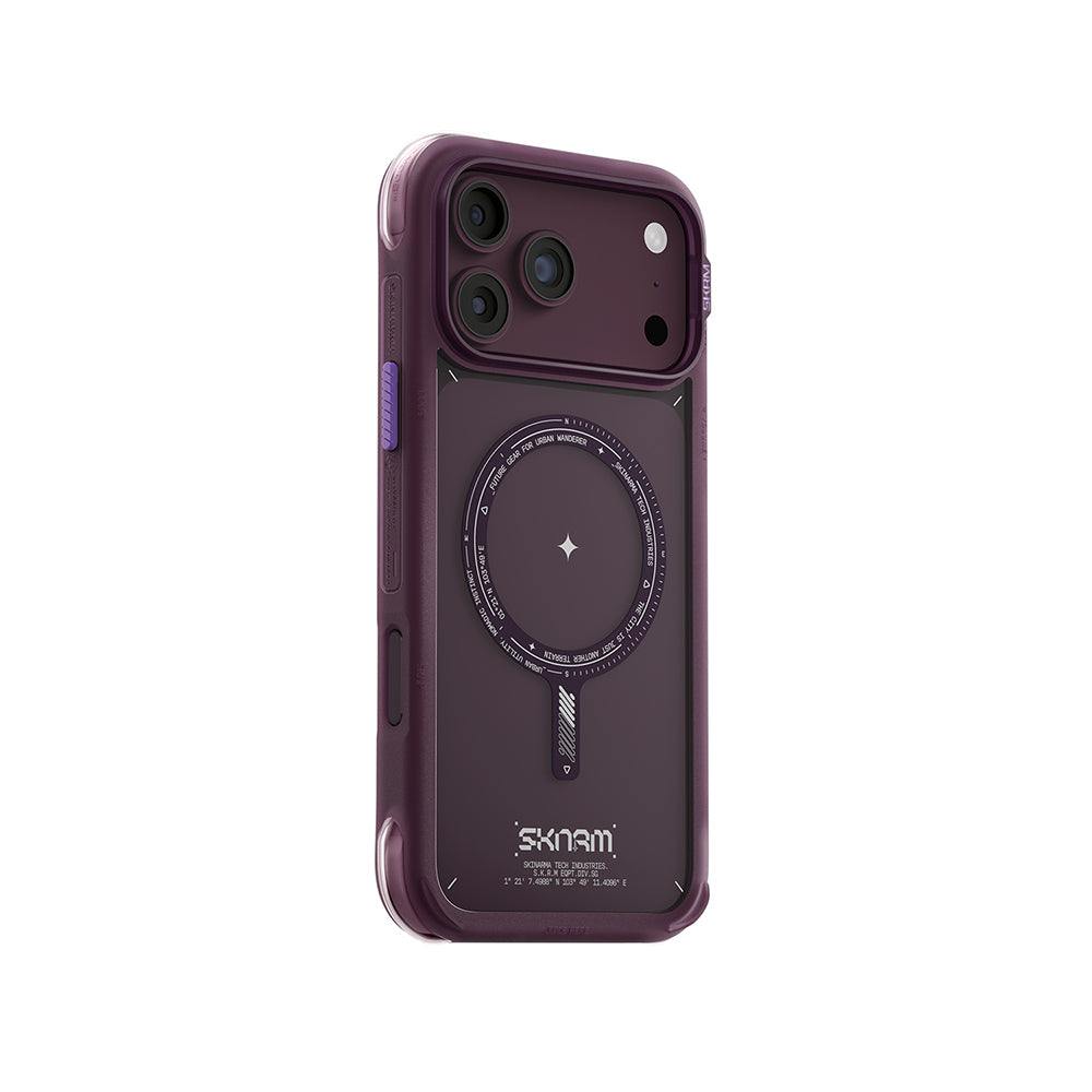 كڤر حماية Skinarma Avion بتقنية MagSafe لآيفون 18 Pro | عنابي