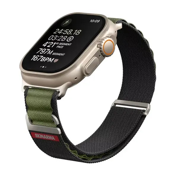 SkinArma Kobu Strap for Apple Watch Ultra 49/45/44mm - Olive