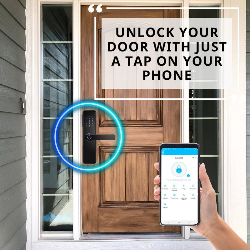 LZEL Smart Door Lock Silver