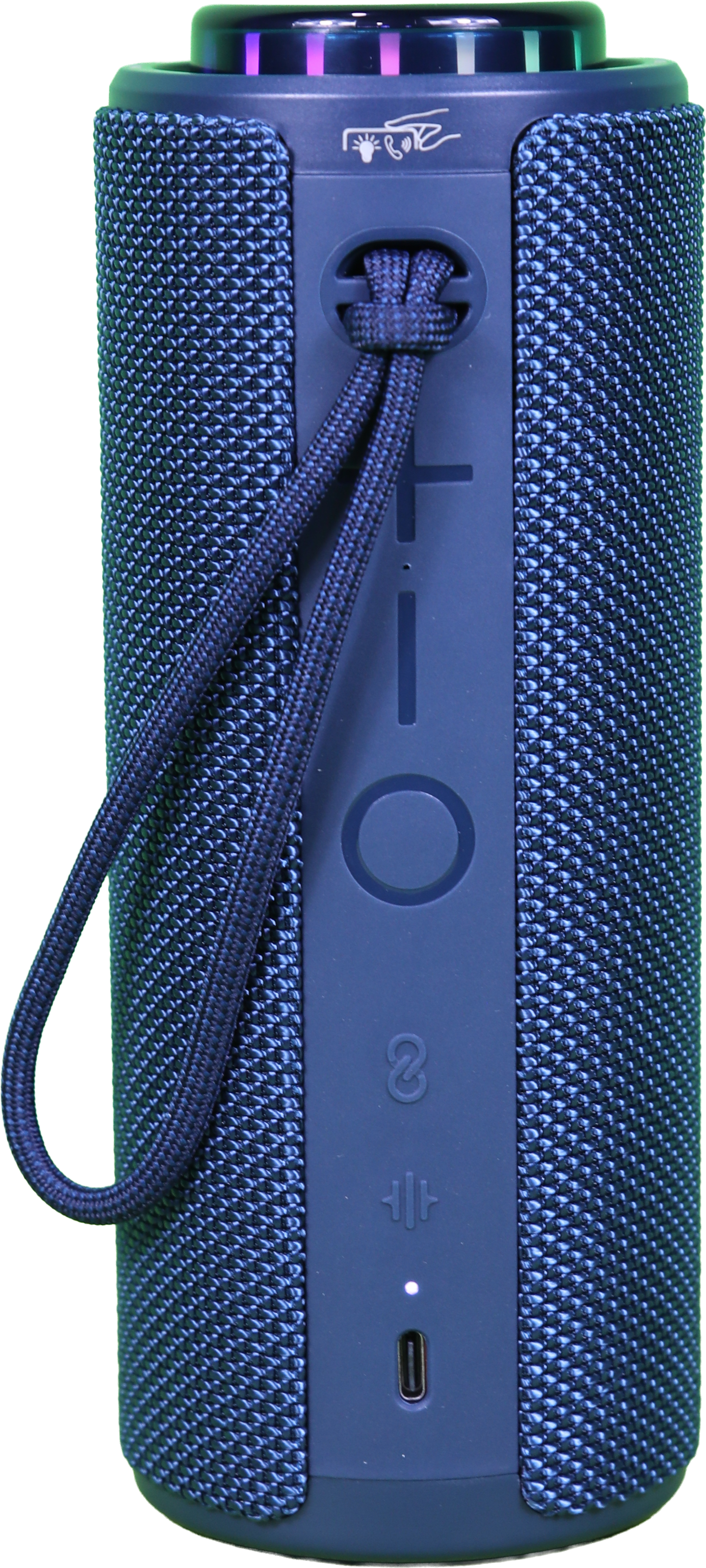 LZEL Aquilasonus Elite Portable Bluetooth Speaker With Vibe Lights | Blue