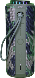 LZEL Aquilasonus Elite Waterproof Portable Bluetooth Speaker With Vibe Lights | camouflage
