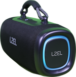 مكبر صوت بلوتوث من ليزل Aquilasonus Pro محمول مقاوم للماء مع أضواء RGB | أسود