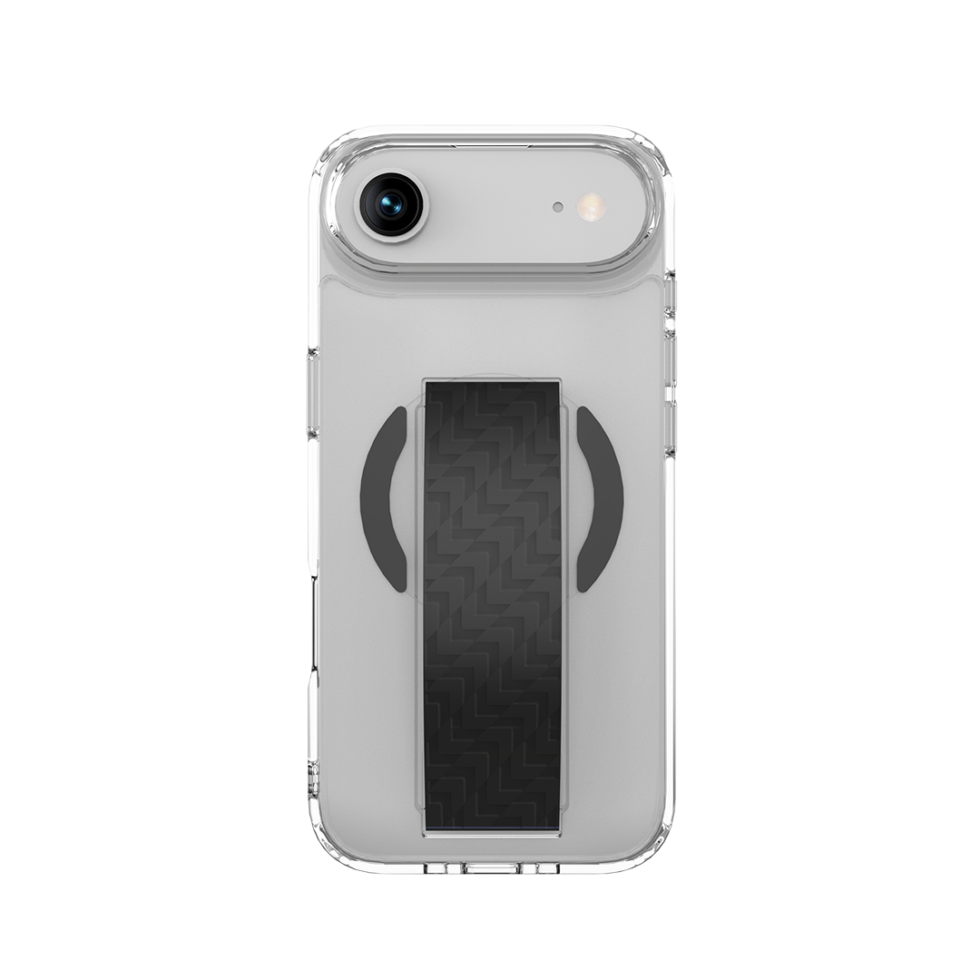 كڤر حماية LZEL MagNexa Grip MagSafe لهاتف iPhone Air | أسود