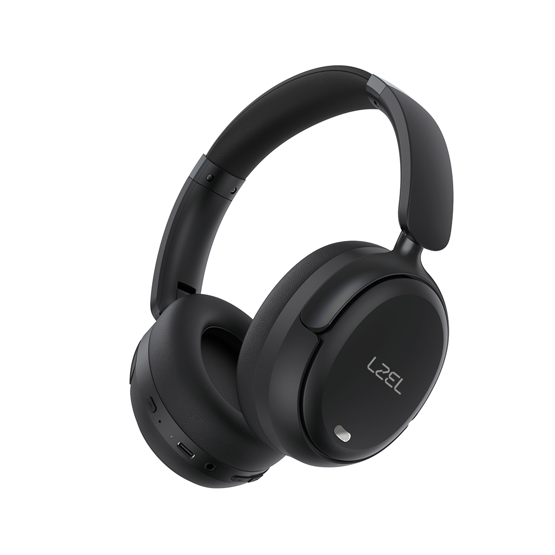 LZEL Sonique Pulse Wireless Stereo Headphones | Black