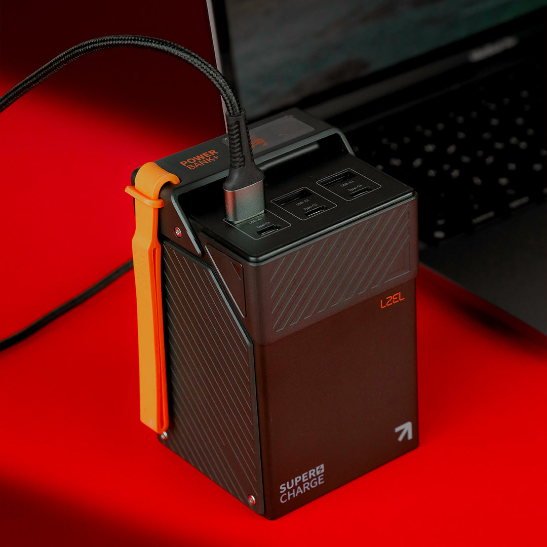 LZEL Zenoflex Ultra Surge 50000mAh PD Power Bank | PD3.0 & QC3.0 | 100W Max | Triple Type-C + Triple USB-A