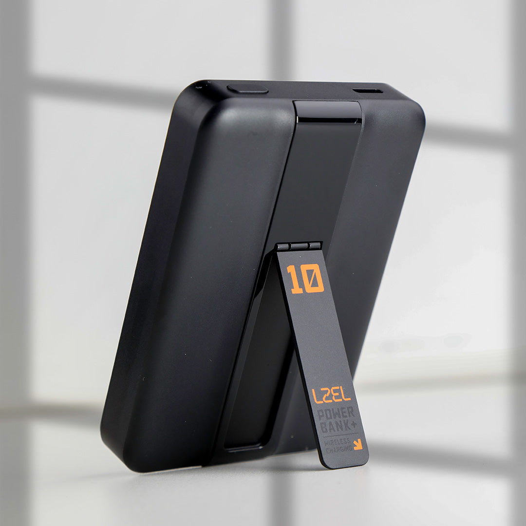 LZEL ZenoFlex MaxCharge 10000mAh Wireless Charging Power Bank – 20W Wired Output / 18W Input (15W Wireless)