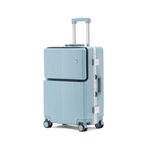 90 Percent 4 Wheels Abs Aluminum Frame 20 Inch Suitcase | Blue