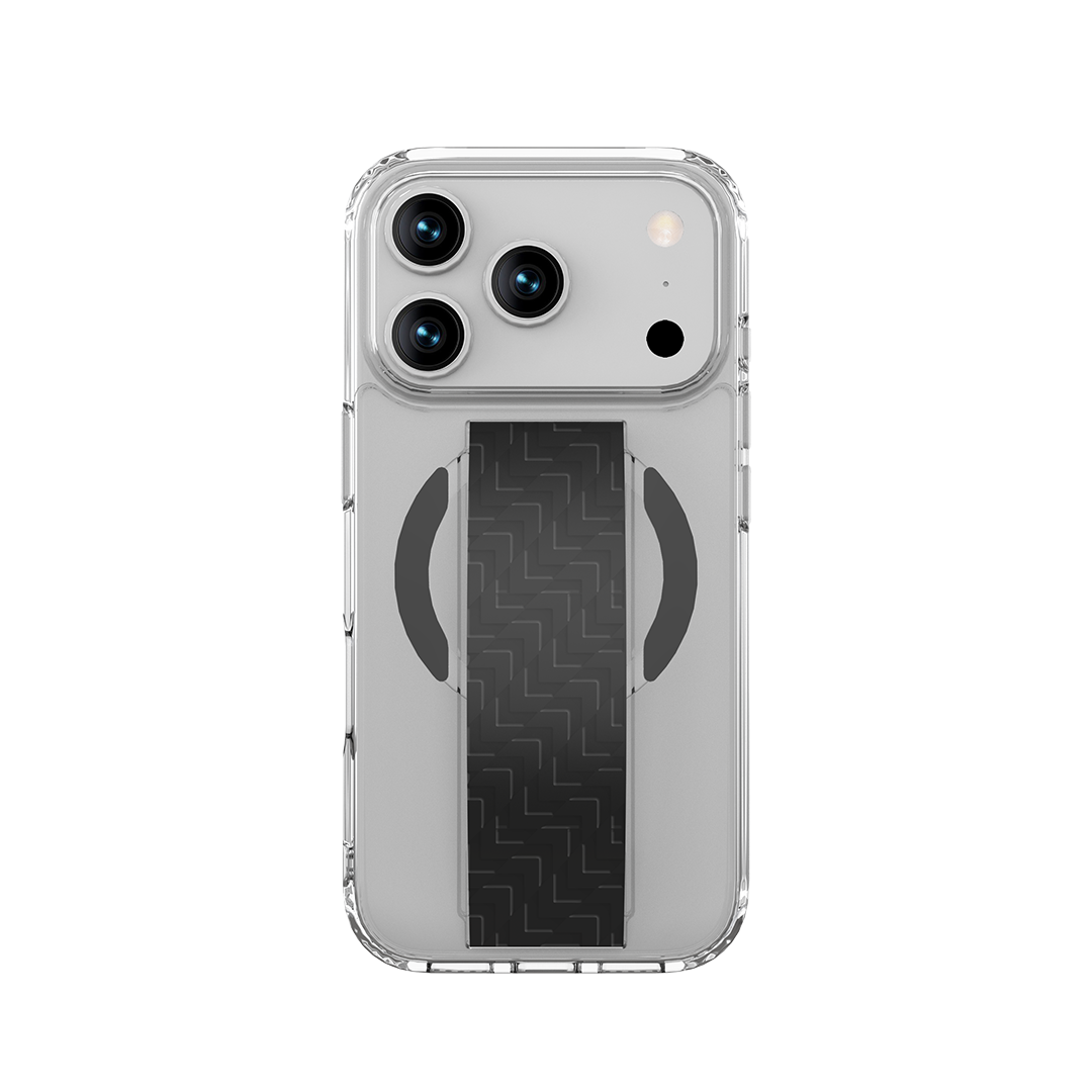 كڤر حماية LZEL MagNexa Grip MagSafe لهاتف iPhone 17 Pro Max | أسود