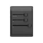 Momax 1-World PD 35W 5 Ports + AC Travel Adapter | Titanium