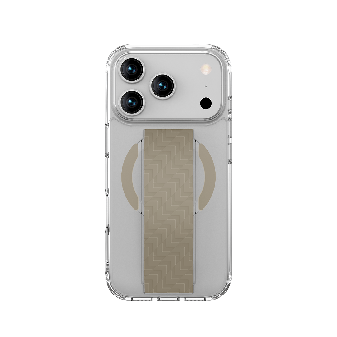 كڤر حماية LZEL MagNexa Grip MagSafe لهاتف iPhone 17 Pro Max | تيتانيوم