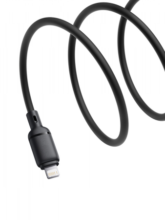 Baseus Silky Fast Charging Cable USB-A to Lightning 1m | Cluster Black