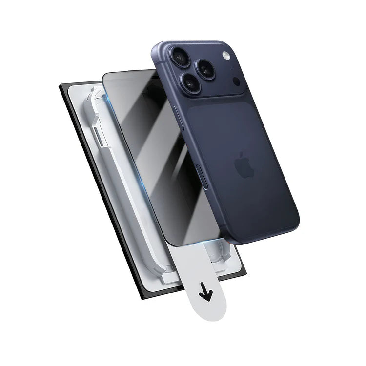Asli Global E-Touch Shield Premium Glass With Applicator for iPhone 17 Pro