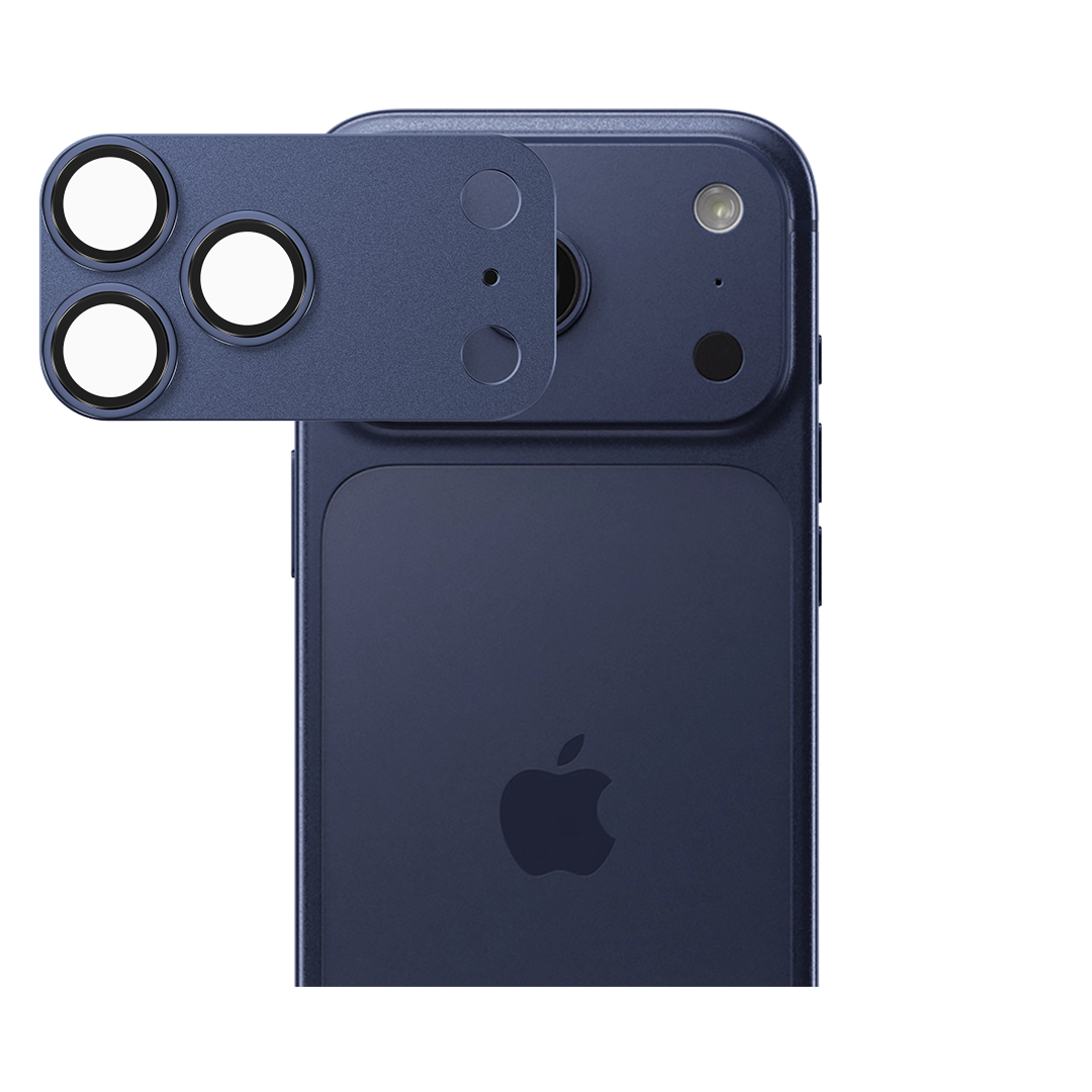 Lzel Metal Tempered Glass Camera For Iphone 17 Pro Max | Blue