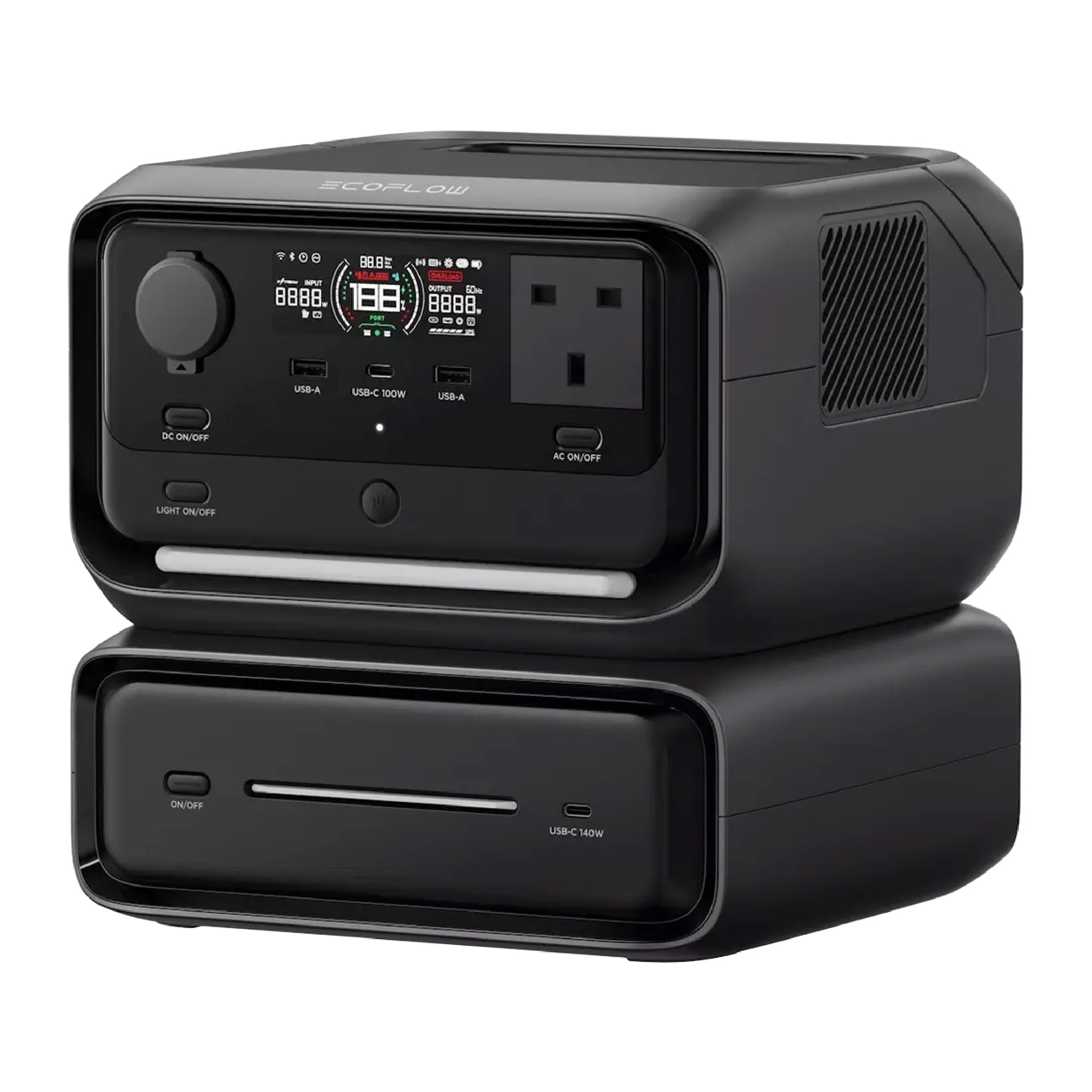 EcoFlow RIVER 3 Max Portable Power Station (572Wh / 600W) Surge 1200W