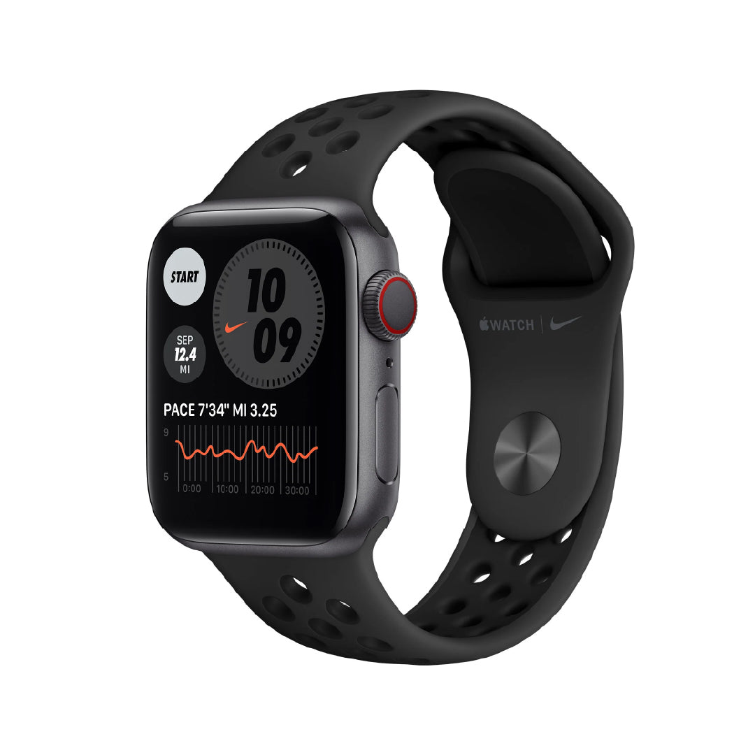 Apple Watch Nike Series 6 GPS + Cellular 40mm Space Gray Aluminium Case with Anthracite/Black Nike Sport Band - Regular