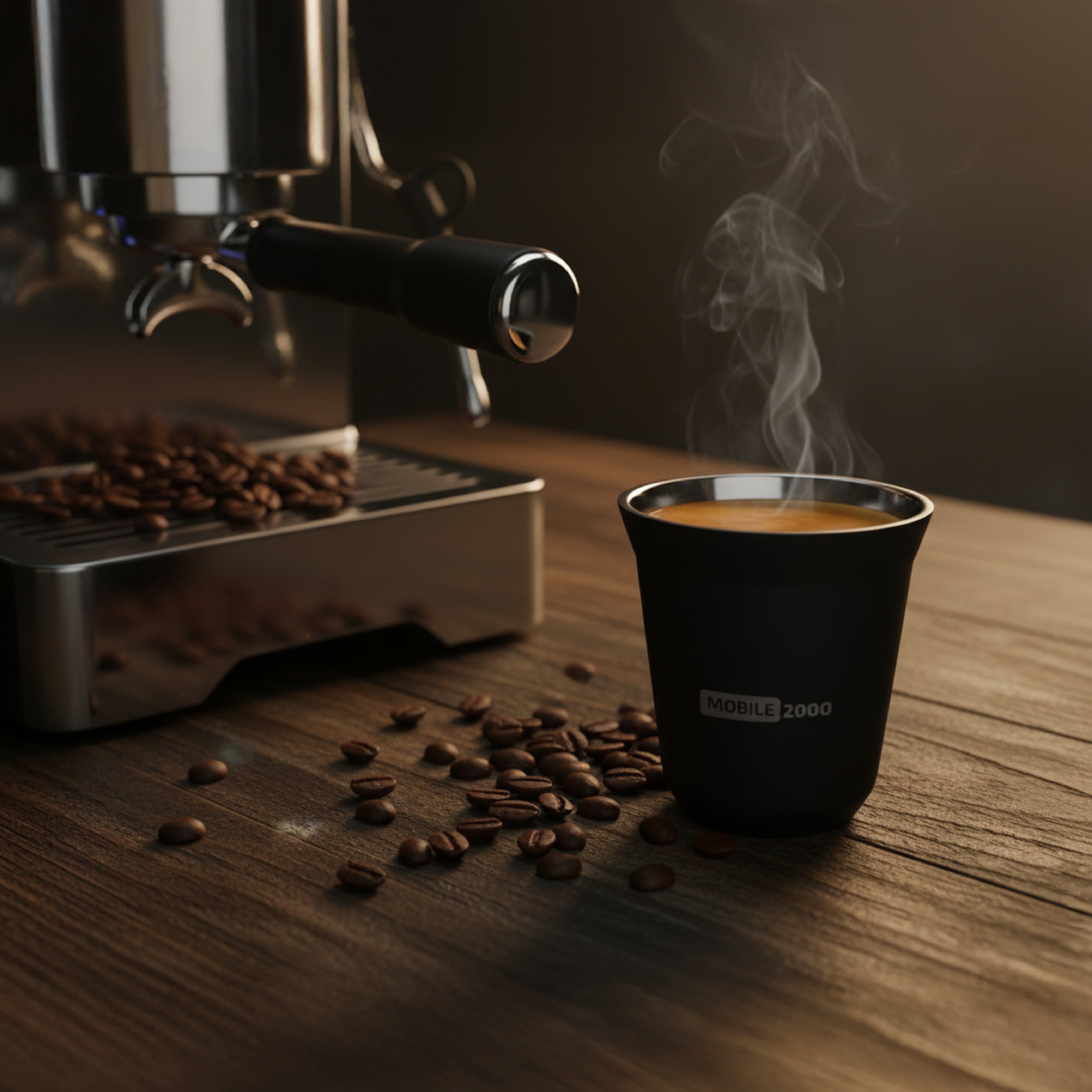 Large Double Wall Insulated Stainless Steel Espresso Cup 160 ml – Reusable & Dishwasher Safe Mugs | Black