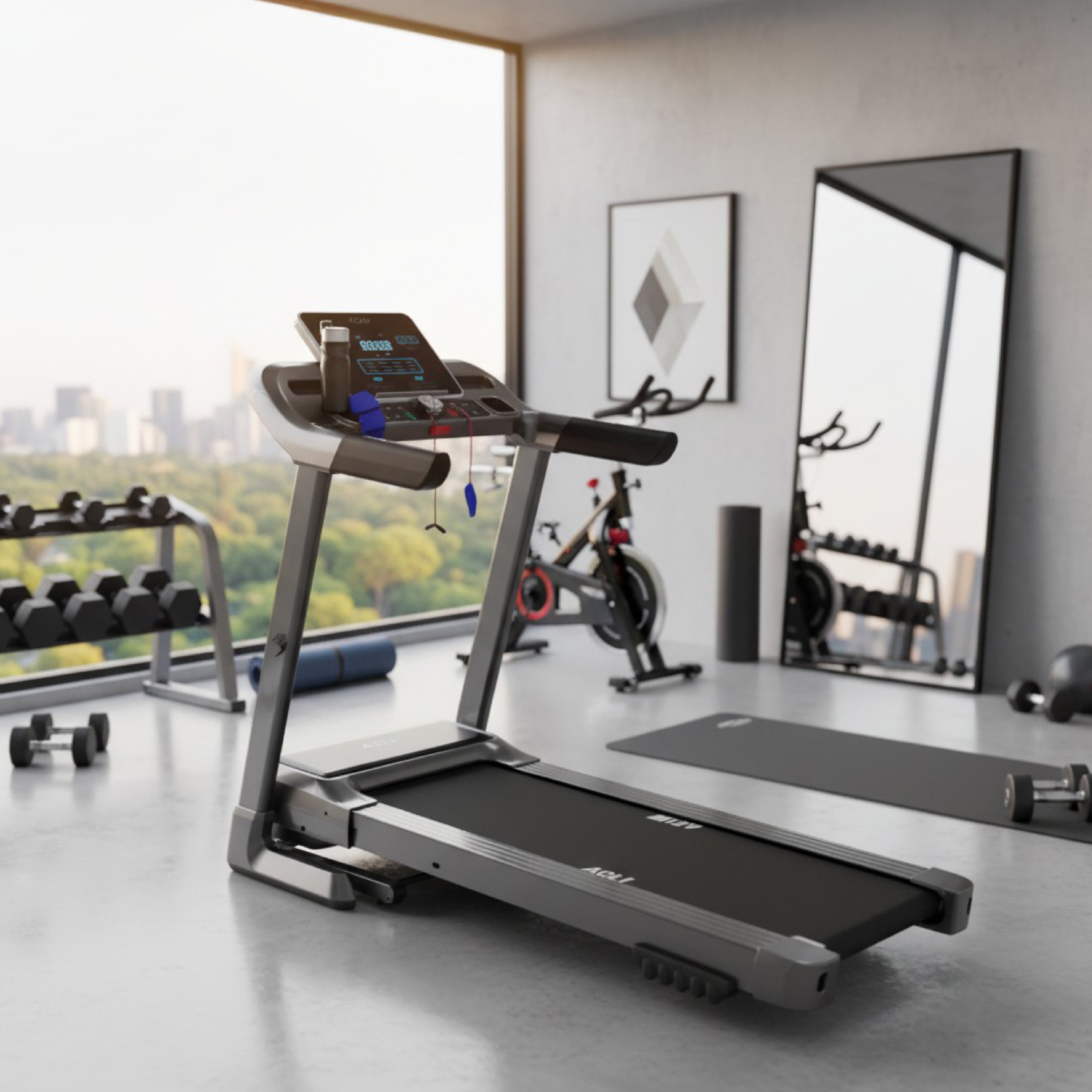 Asli Global Treadmill, 400W Rated Motor Power with Smart Screen