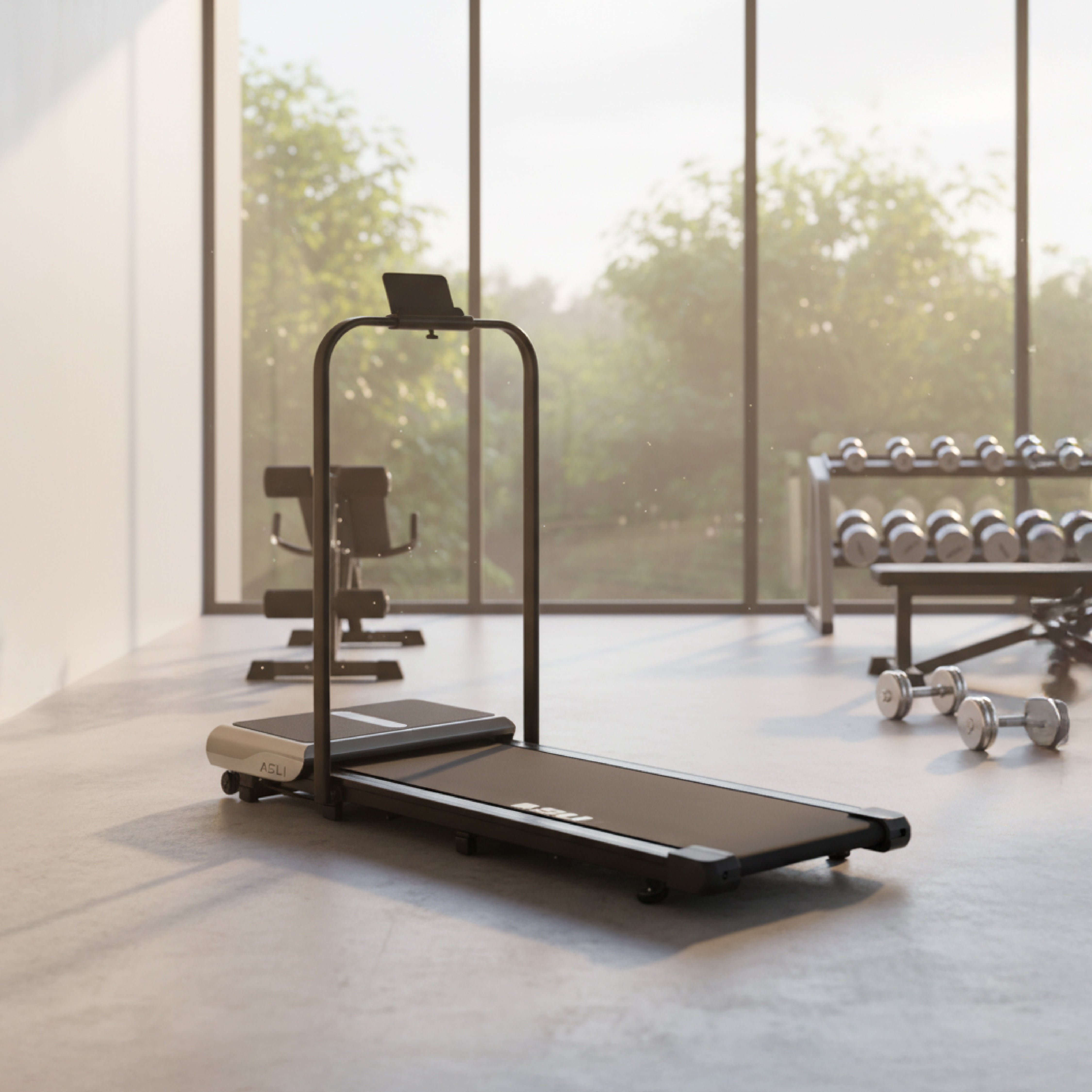 Asli Global Treadmill, 500W Rated Motor Power with Brushless Motor