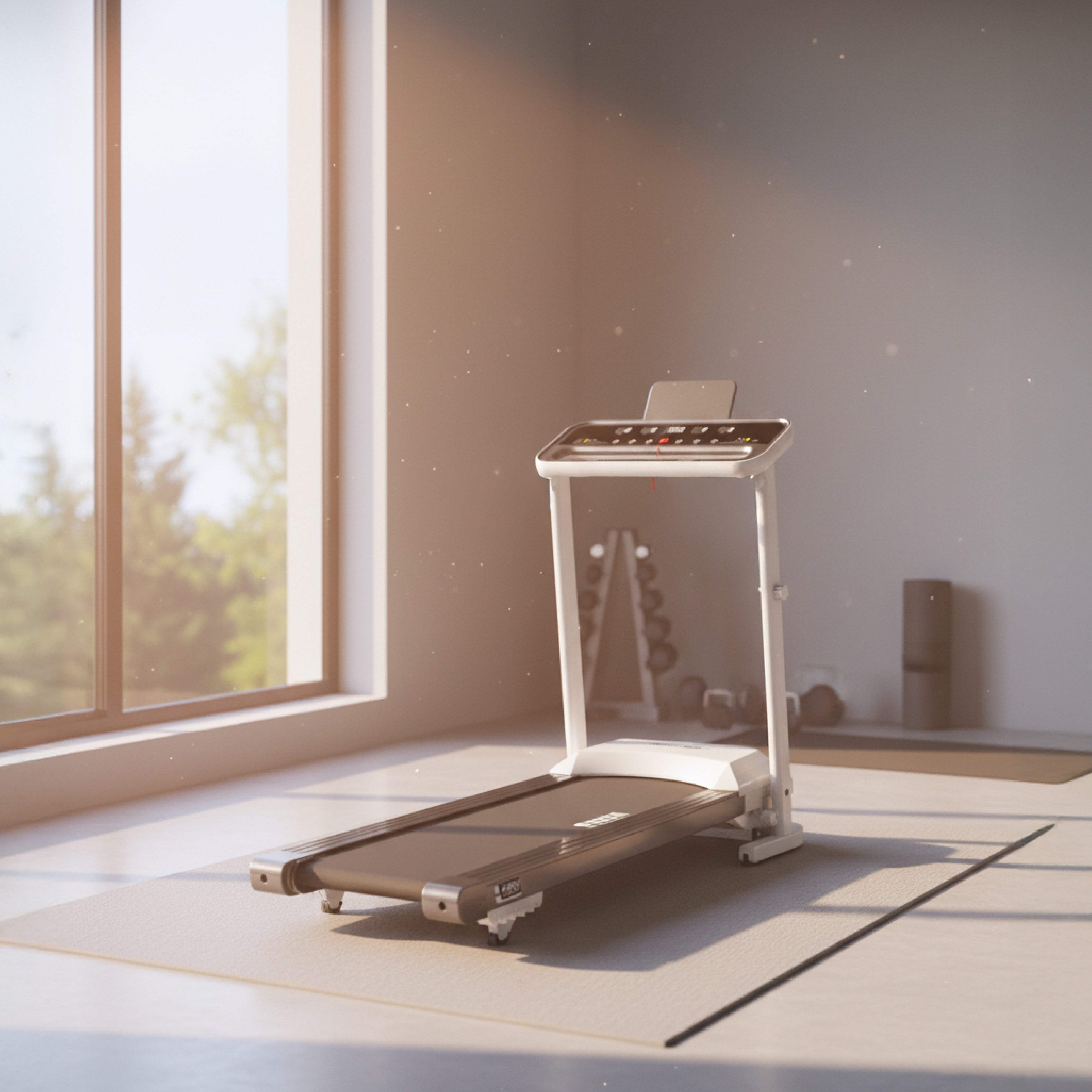 Asli Global Treadmill, 400W Rated Motor Power - Foldable Running Machine with Compact Design