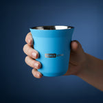 Large Double Wall Insulated Stainless Steel Espresso Cup 160 ml – Reusable & Dishwasher Safe Mugs | Blue