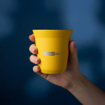 Large Double Wall Insulated Stainless Steel Espresso Cup 160 ml – Reusable & Dishwasher Safe Mugs | Yellow