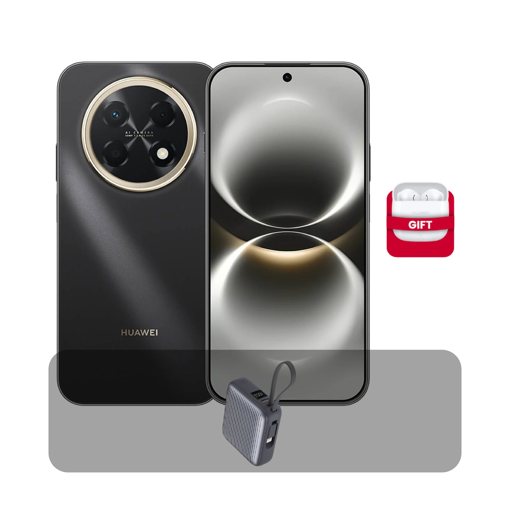 هاتف HUAWEI Nova 15 Max سعة 256 جيجابايت، 8 جيجابايت RAM، شاشة OLED ‏6.84 بوصة 120Hz، معالج Kirin + عرض الباندل | أسود 