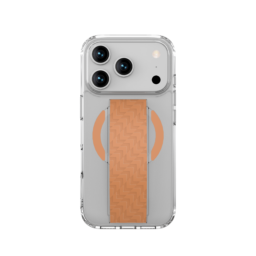كڤر حماية LZEL MagNexa Grip MagSafe لهاتف iPhone 17 Pro | أبيض