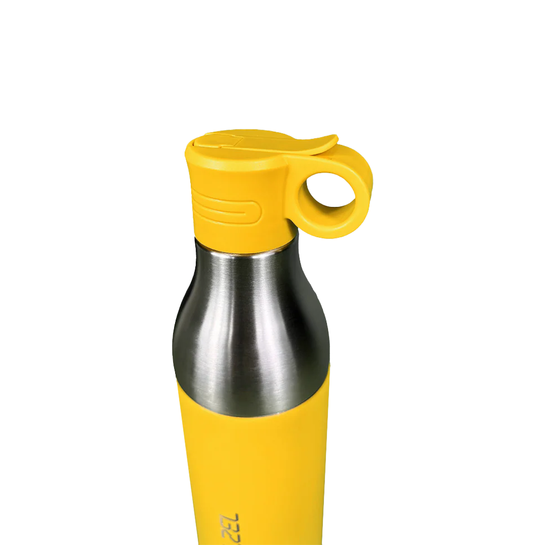 LZEL Natura Elva Vacuum Bottle Dual 400 mL + 400 mL | Yellow Aluminum