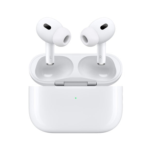سماعات Apple AirPods Pro الجيل الثاني مع علبة شحن MagSafe USB-C | أبيض