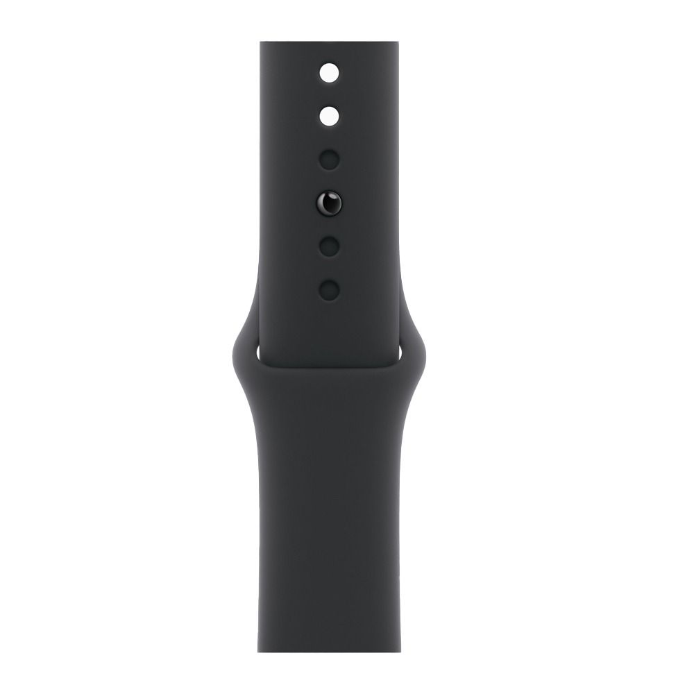Apple Watch Series 11 GPS 46mm, Jet Black Aluminum Case with Black Sport Band – S/M