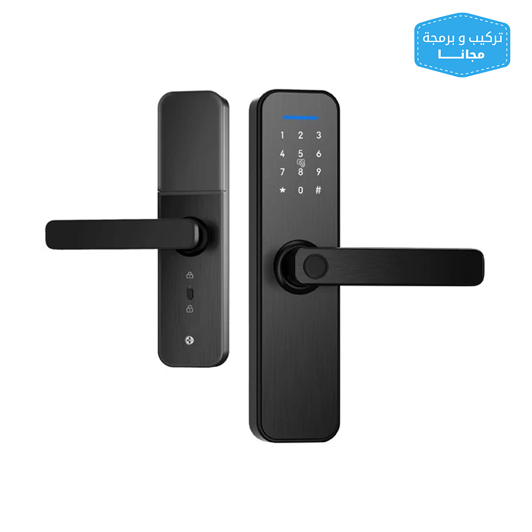 LZEL Smart Door Lock Black