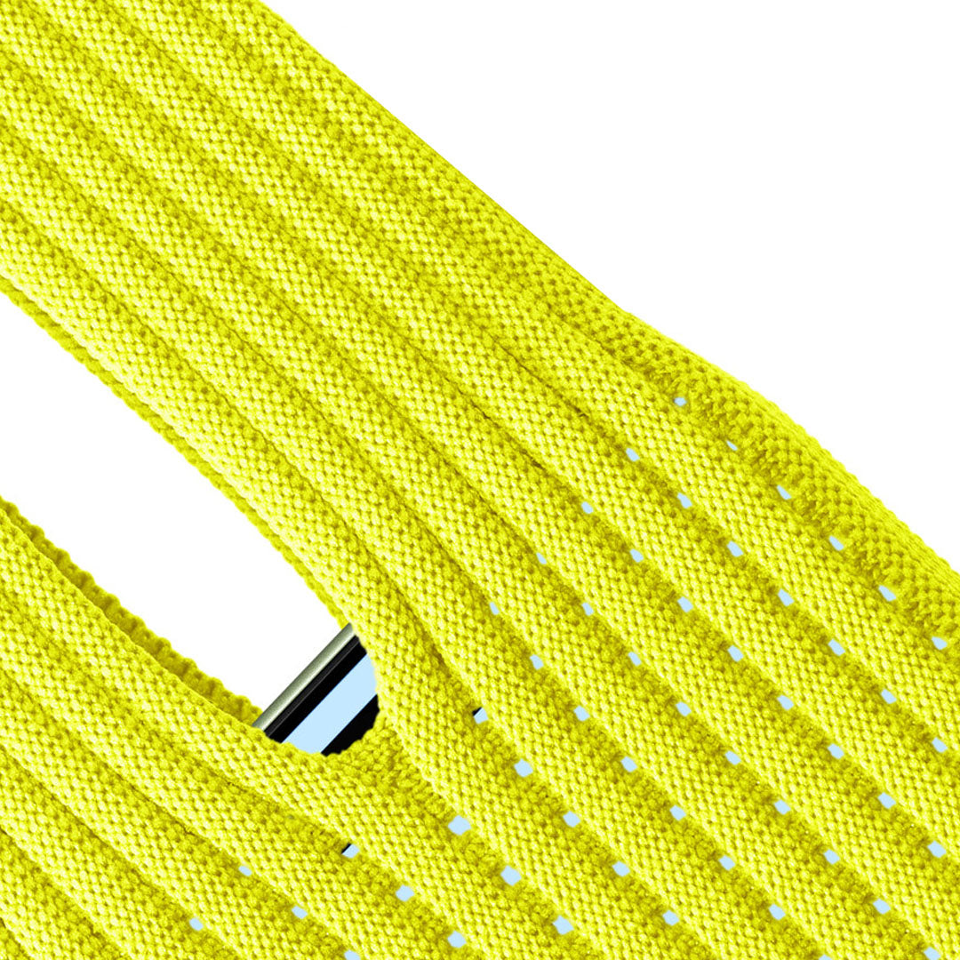 Phone Pocket with Strap – Stretch Knit Wearable iPhone Holder 40 cm | Lemon