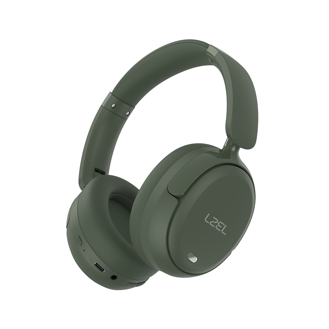 LZEL Sonique Pulse Wireless Stereo Headphones | Dark Green
