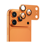 Lzel Metal Tempered Glass Camera For Iphone 17 Pro | Orange