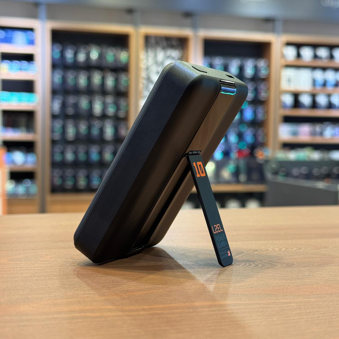 LZEL ZenoFlex MaxCharge 5000mAh Wireless Charging Power Bank | Black