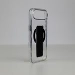 Asli Global MagTrox Gravitas Transparent MagSafe Case with Leather Grip for iPhone Air| Black