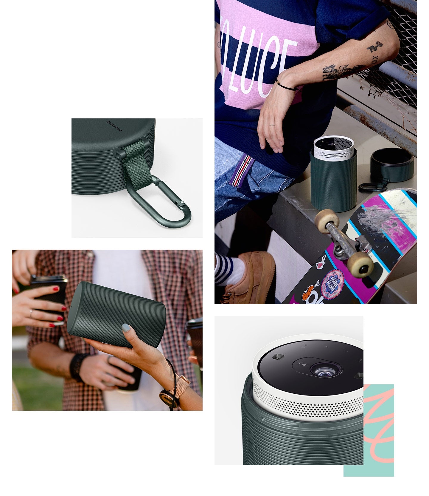Samsung The Freestyle Portable Smart Projector Case | Dark Green
