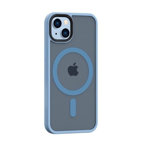 حافظة حماية ZGA لهاتف iPhone 14 Plus خشنة Magsafe - أزرق (753011)